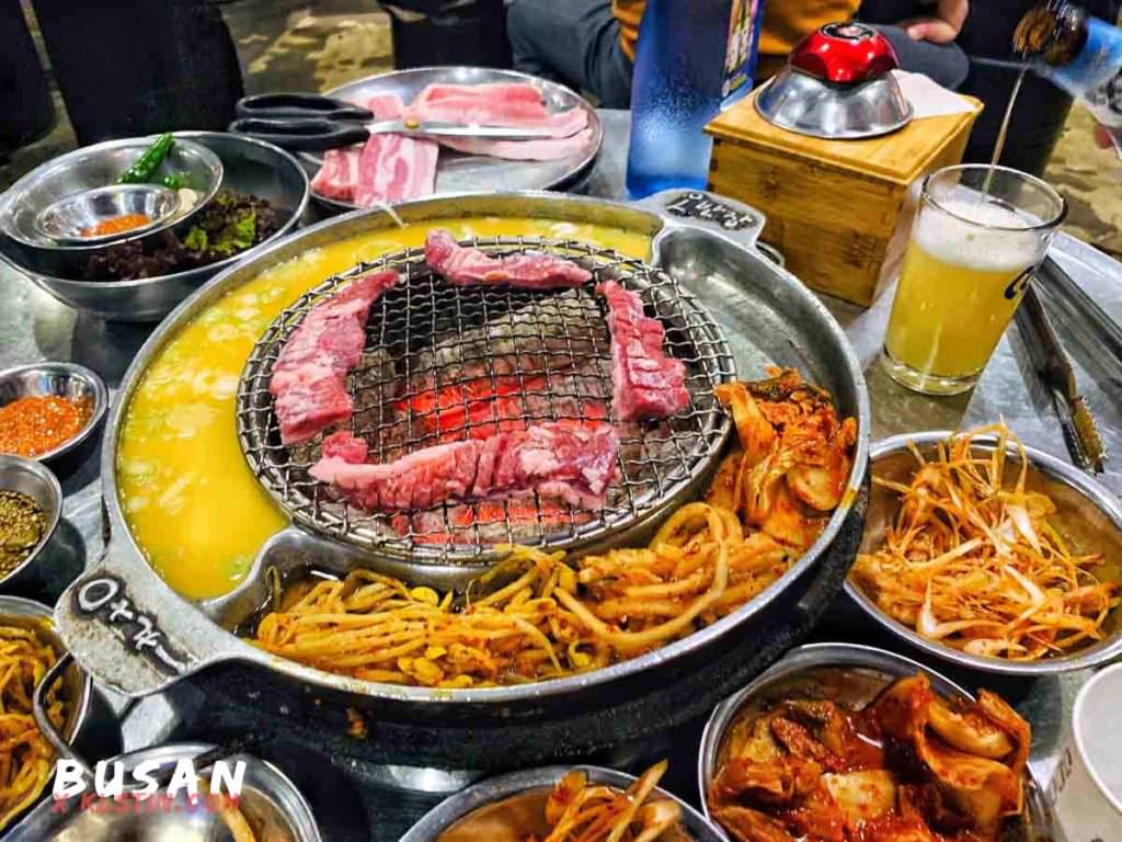 釜山美食：海雲台伍班長烤肉/ 釜山烤肉推薦 오반장！