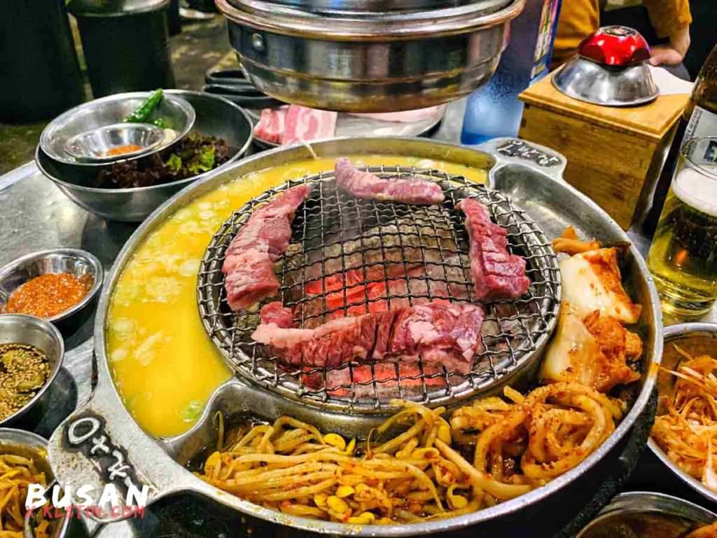 釜山美食：海雲台伍班長烤肉/ 釜山烤肉推薦 오반장！