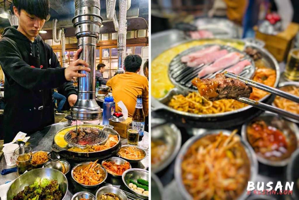 釜山美食：海雲台伍班長烤肉/ 釜山烤肉推薦 오반장！