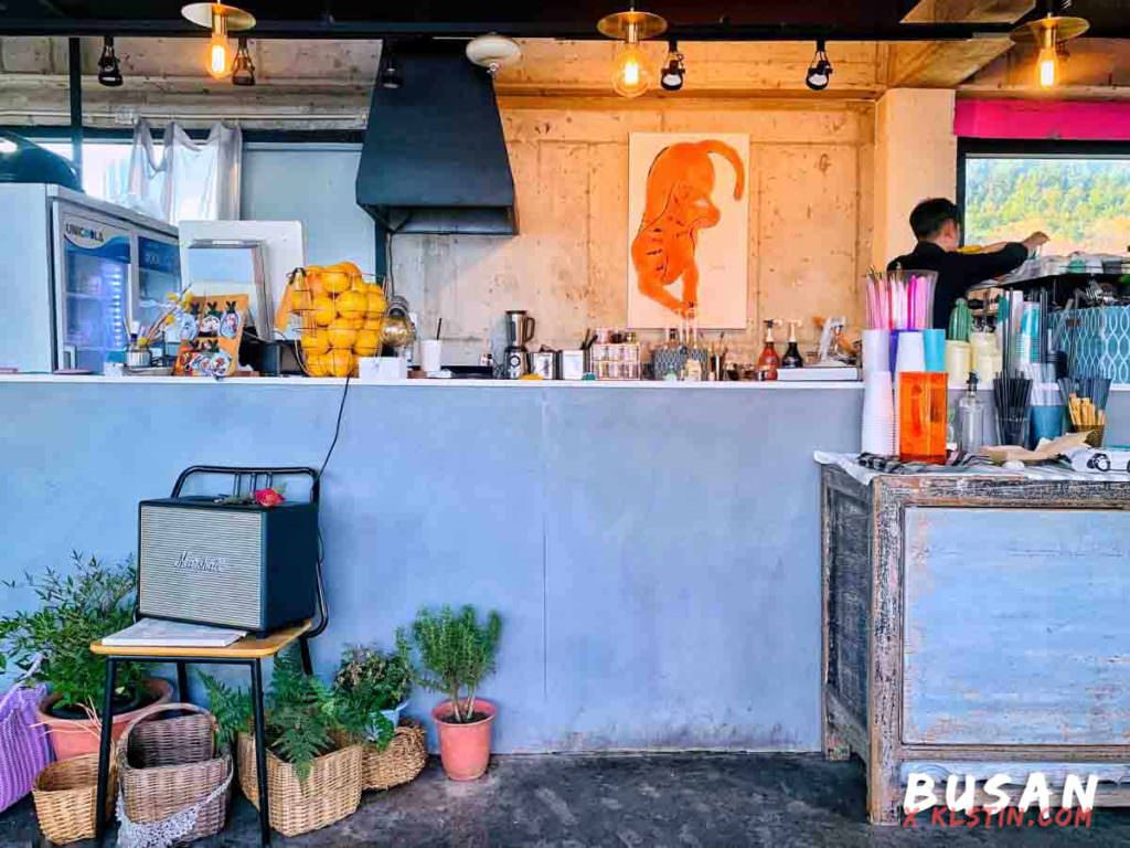 釜山咖啡廳/青沙浦咖啡廳：Cafe Roof Top 屋頂咖啡廳，釜山網美打卡聖地